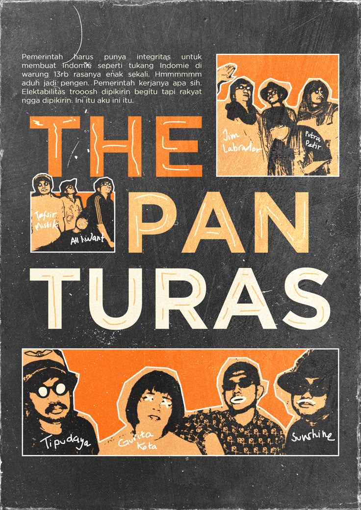 The Panturas Music Poster